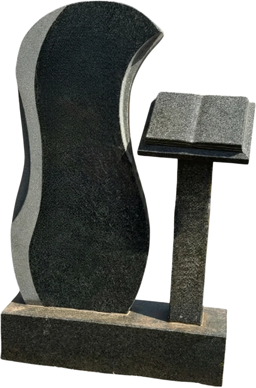 Flowing Wave tombstone